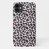 Rosa und schwarze Leoparden Case-Mate iPhone Hülle (Rückseite)