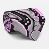 Rosa und schwarze Marmorflöte Kunstwerke Moderne K Krawatte (Gerollt)