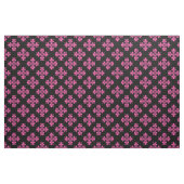 Rosa und schwarze Mittelalterliche Lilie Stoff (Yard (91,4 cm))