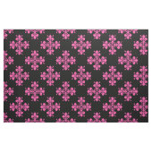Rosa und schwarze Mittelalterliche Lilie Stoff (Fat Quarter (45,7 x 55,9 cm))
