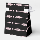 Rosa und schwarze Pfeile Wilde ONE Girls Geburtsta Geschenkschachtel (Rückseite)