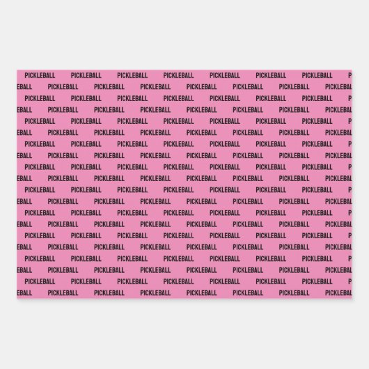 Rosa und schwarze Pflückenverpackungsblätter von 3 Geschenkpapier Set (Vorderseite 3)