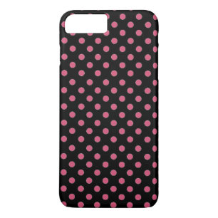 rosa und schwarze Polka-Punkte Case-Mate iPhone Hülle