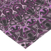 Rosa und schwarze Rose Mandala mit Blumengeometrie Großer Tischläufer (Ecke)