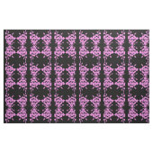 Rosa und schwarze Silhouette Baumwollstoff Stoff (Yard (91,4 cm))