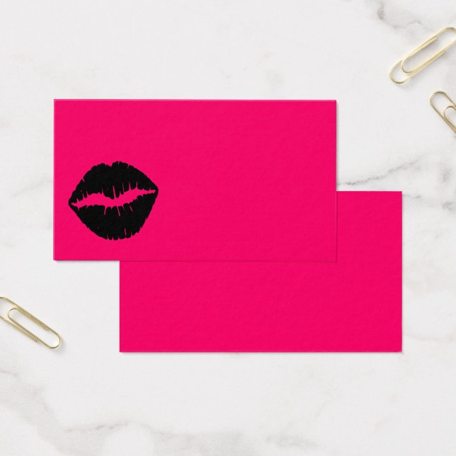 Rosa und schwarze Smooch (Büro)