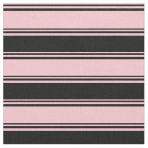 rosa und schwarze Streifen/Linienmuster Stoff