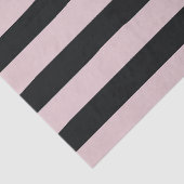 Rosa und schwarze Streifen Seidenpapier (Ausschnitt)