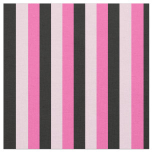 Rosa und schwarze Streifen Stoff
