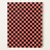 rosa und schwarze Tafel 2024 Planer (Rückseite)