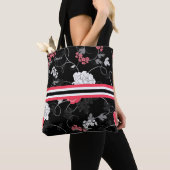 Rosa und schwarze Tasche (Von Nahem)