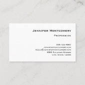 Rosa und schwarze Vögel auf einem Baumzweig Visitenkarte (Rückseite)