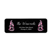 Rosa und schwarze Weihnachtsschmuck (Vorne)