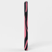 Rosa und schwarze Zebra Case-Mate iPhone Hülle (Hinten/Rechts)