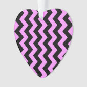 Rosa und schwarze Zigzag Ornament (Vorderseite)