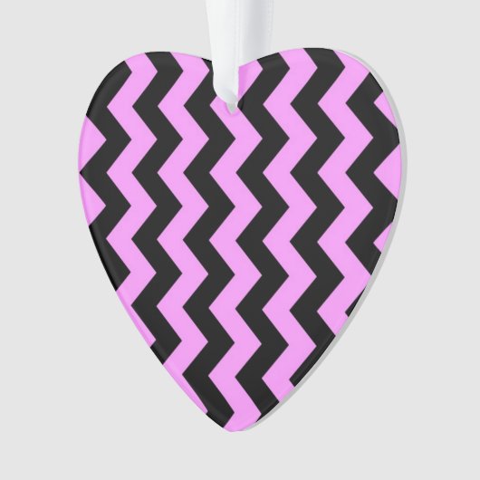 Rosa und schwarze Zigzag Ornament (Vorderseite)