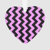 Rosa und schwarze Zigzag Ornament (Vorderseite)