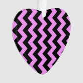 Rosa und schwarze Zigzag Ornament (Vorderseite)