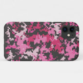 Rosa und schwarzer Camouflage iPhone Kasten Case-Mate iPhone Hülle (Rückseite (Horizontal))