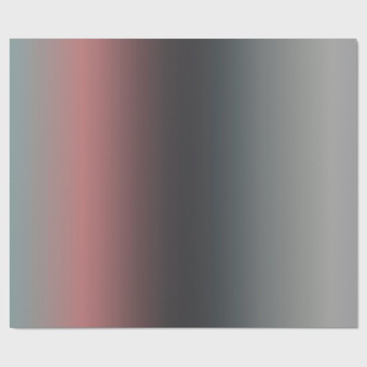 Rosa und schwarzer Farbverlauf, Ombre. Schleifpapi Geschenkpapier (Flach)