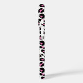 Rosa und schwarzer Leopard Case-Mate iPhone Hülle (Rückseite / Links)