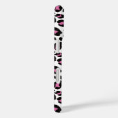 Rosa und schwarzer Leopard Case-Mate iPhone Hülle (Rückseite / Rechts)