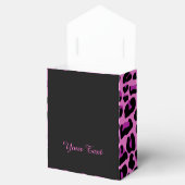 Rosa und schwarzer Leopard Geschenkschachtel (Geöffnet)