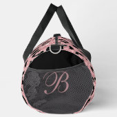 Rosa und schwarzer Leopard mit stilvollen Seitenin Duffle Bag (Rechts)