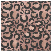 Rosa und schwarzer Leopard Stoff (Nahaufnahme)