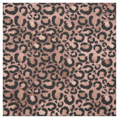 Rosa und schwarzer Leopard Stoff (Muster)