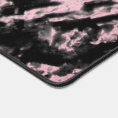 Rosa und schwarzer Marmor Schreibtischunterlage (Ecke)