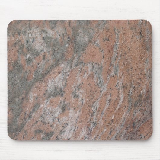 Rosa und schwarzer Marmor wirbelnde Mousepad (Vorne)