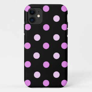 Rosa und schwarzer Polka iPhone 5 Kasten Case-Mate iPhone Hülle