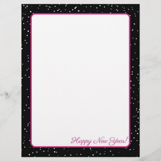 Rosa und schwarzer Schneefall (Vorderseite)