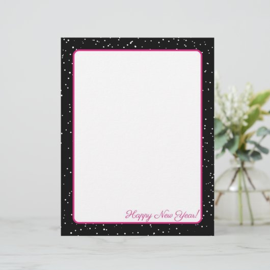 Rosa und schwarzer Schneefall (Stehend Vorderseite)