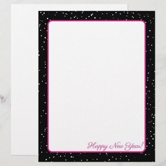 Rosa und schwarzer Schneefall (Vorne/Hinten)