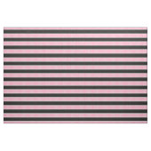 Rosa und schwarzer Tupfen Stripes Muster Stoff (Yard (91,4 cm))