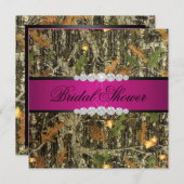 Rosa und schwarzer Zebra-Junggeselinnen-Abschied Einladung (Vorne/Hinten)