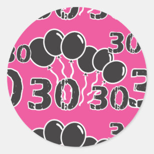 30 Geburtstags Frauen Aufkleber Zazzle De