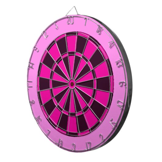 Rosa und Schwarzes Dartscheibe (Vorderseite rechts)