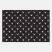 Rosa und Schwarzes Halloween Geschenkpapier Set (Vorderseite 3)