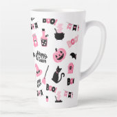 Rosa und Schwarzes Halloween Milchtasse (Rechts)