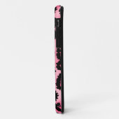 Rosa und schwarzes Leopard-Druck-Muster Case-Mate iPhone Hülle (Hinten/Links)