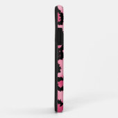 Rosa und schwarzes Leopard-Druck-Muster Case-Mate iPhone Hülle (Hinten/Rechts)