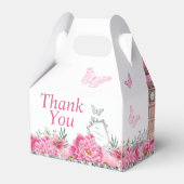 Rosa und Silber einmal auf Zeitdrucke Geschenkschachtel (Rückseite)