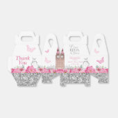 Rosa und Silber einmal auf Zeitdrucke Geschenkschachtel (Ungefaltet)