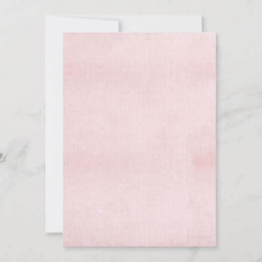 Rosa und Silberleder Einladung (Rückseite)