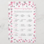 Rosa und Silberner Glitzer Was ist in deinem Handy (Vorne/Hinten)