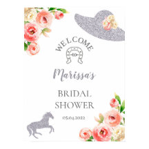 Rosa und Silver Kentucky Derby Begrüßungszeichen