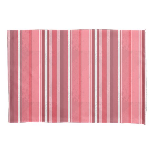 Rosa und stinkende Streifen Kissenbezug (Vorderseite)
